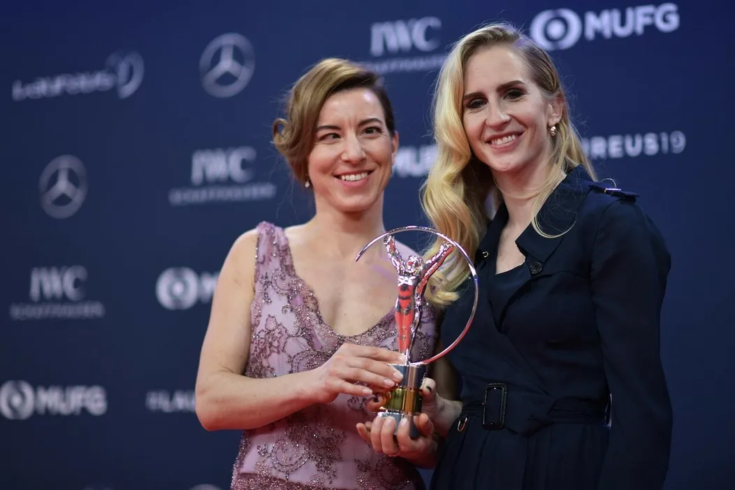Henrieta Farkašová so svojou navádzačkou Natáliou Šubrtovou