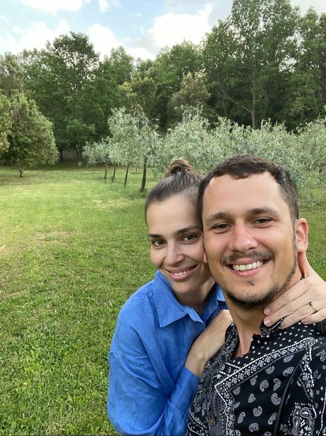 Lucka so snúbencom Rudom.