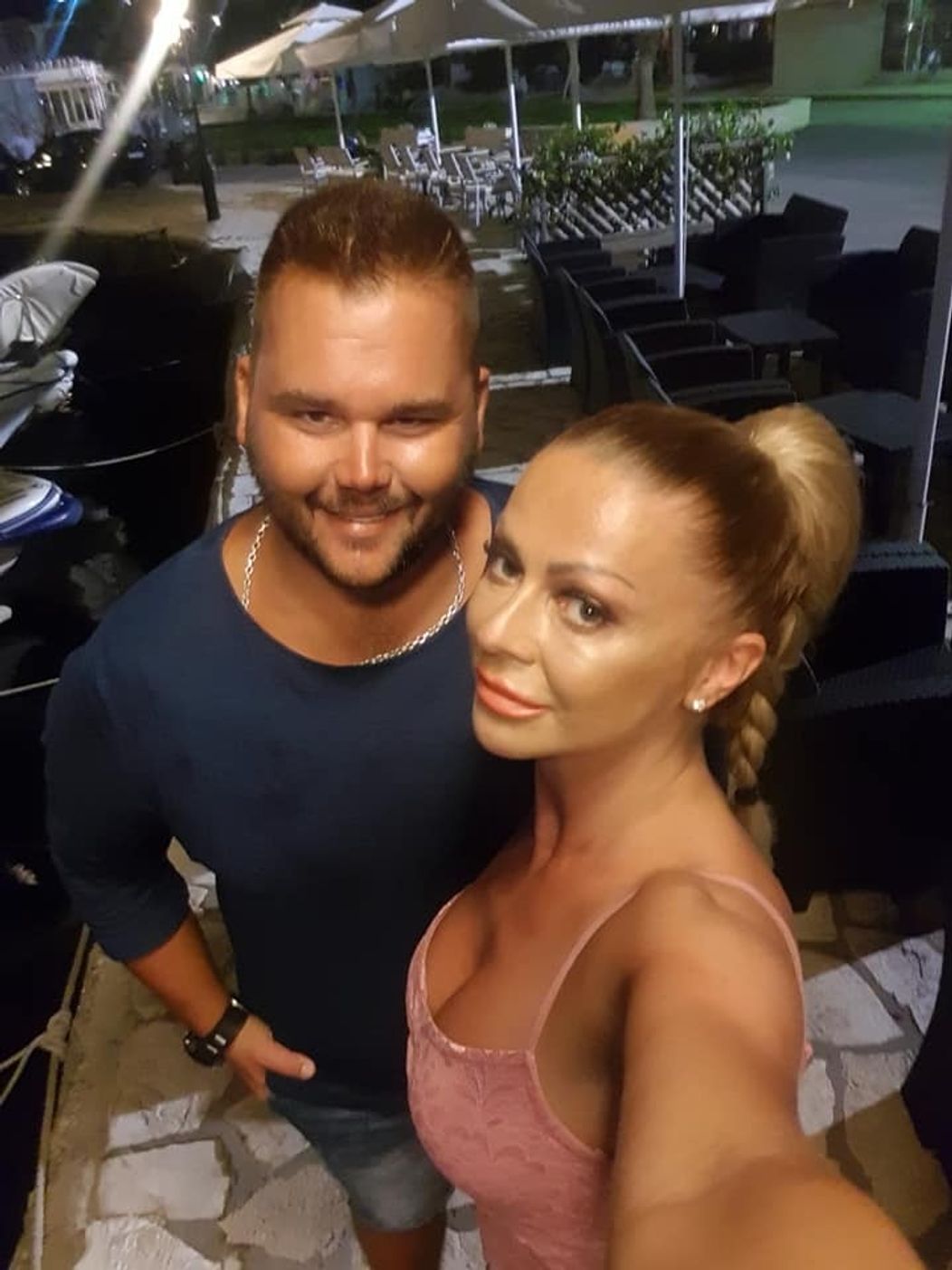 Božka a Števo na Korfu.