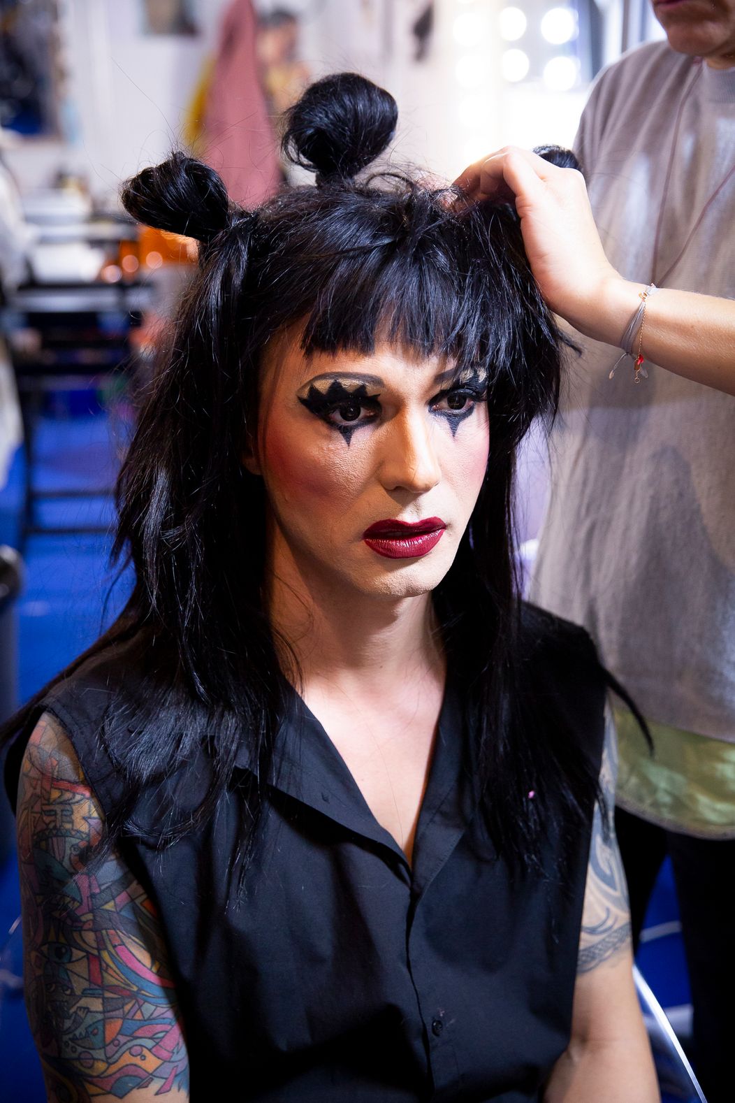 Pyco ako Nina Hagen.