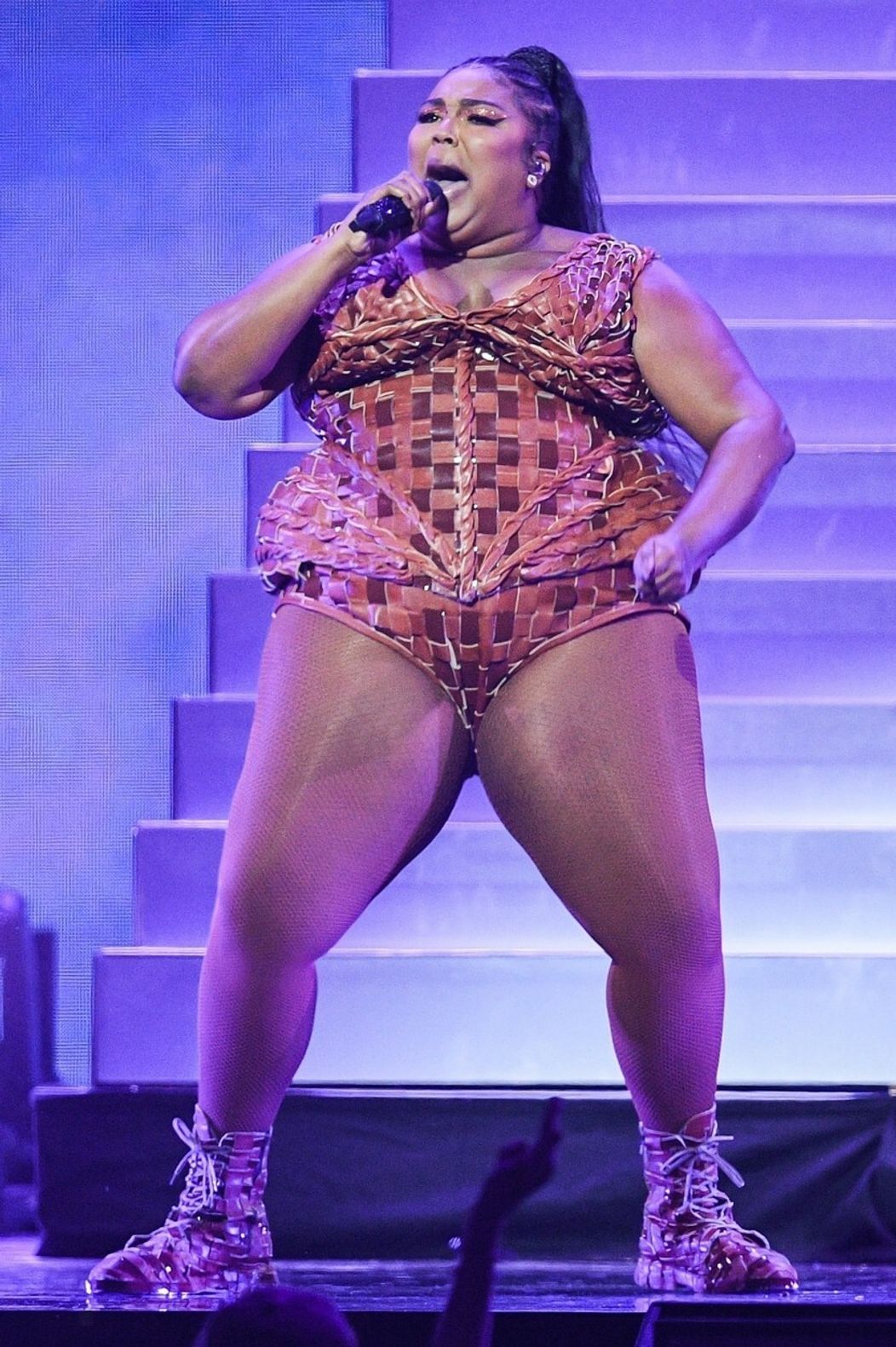 Lizzo počas vystúpenia