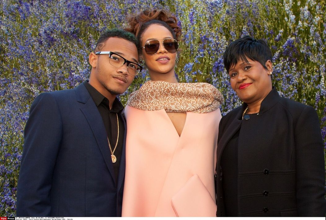 Rihanna s mamou a bratom Rajadom Fentym.