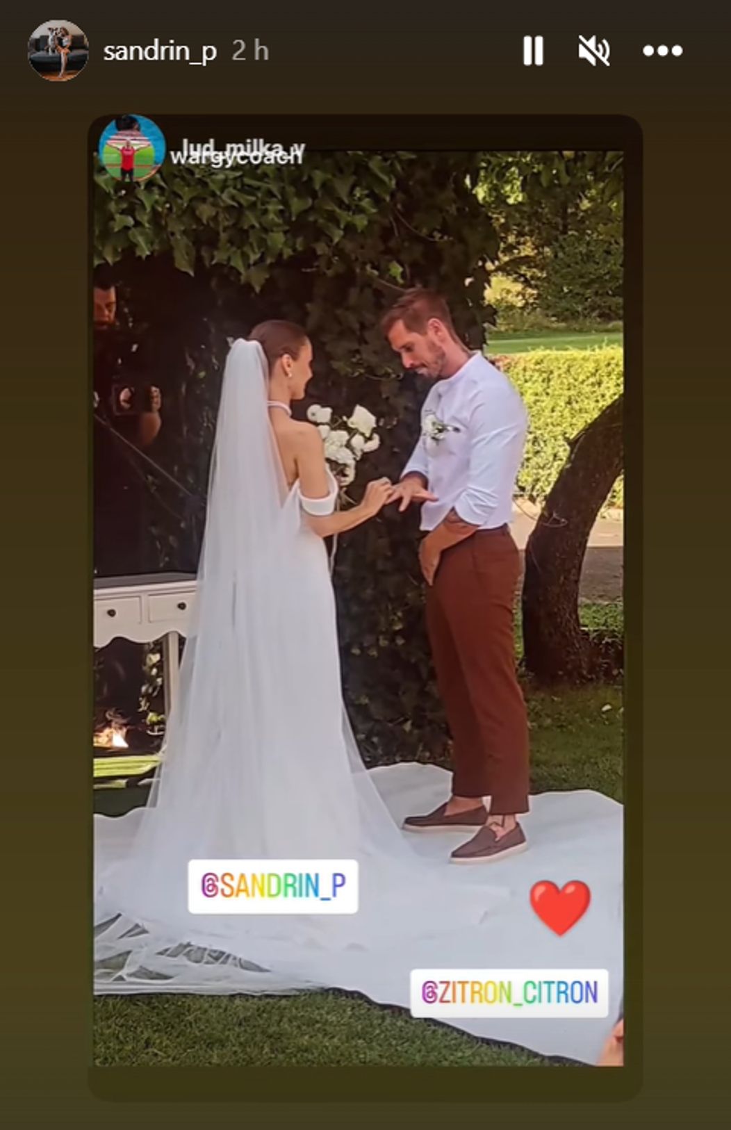 Jakub Zitron Ťapák sa oženil