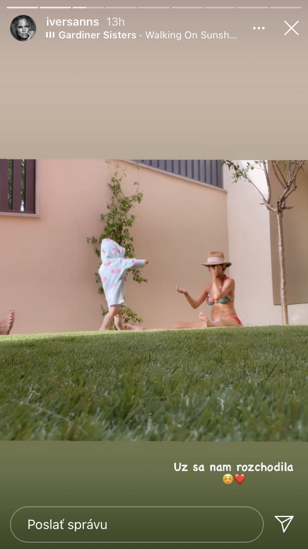 Prvé kroky malej Belly