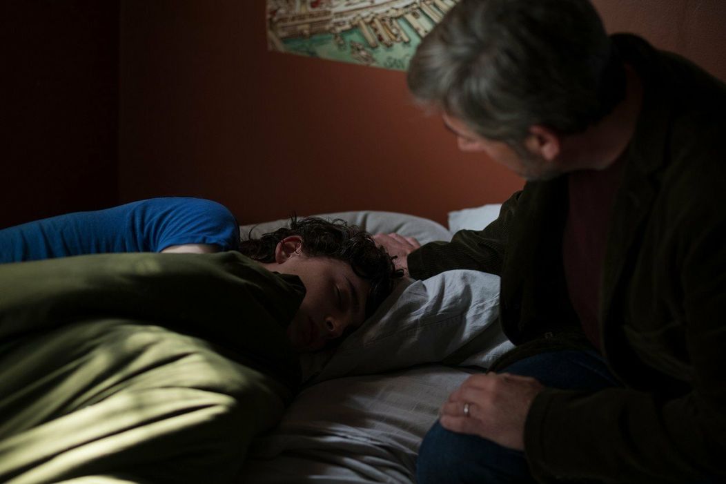 Steve Carell a Timothée Chalamet vo filme Beautiful Boy