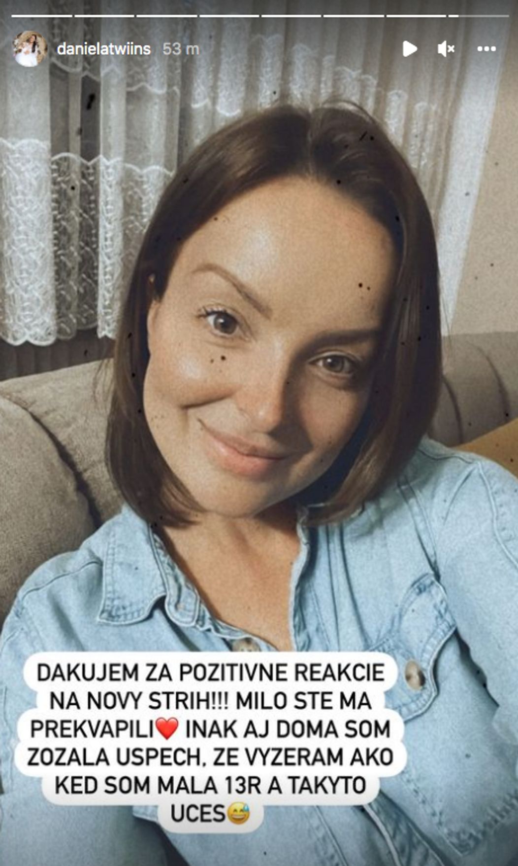 Nový účes Daniele veľmi pristane