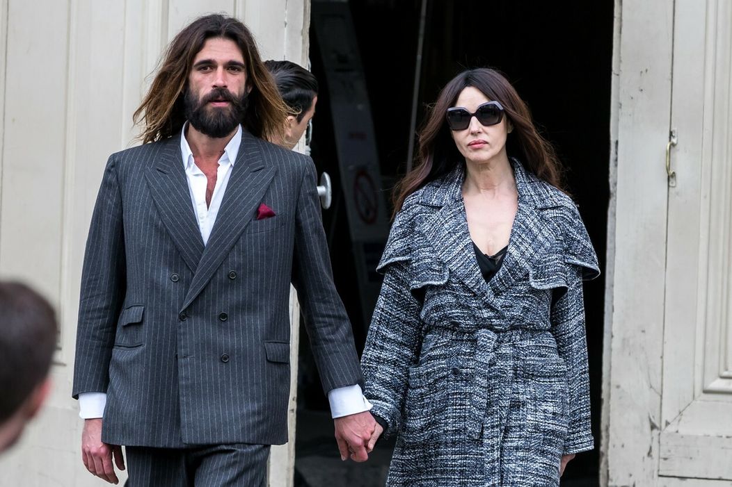 Monica Bellucci s priateľom Nicolasom, 2019