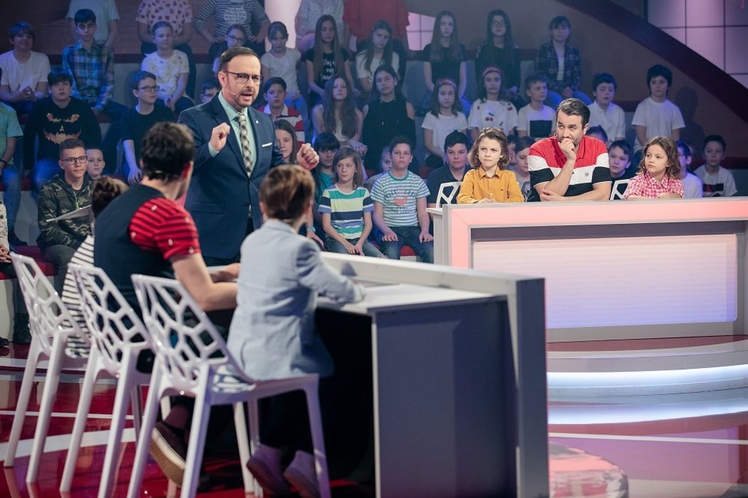 Deti s Oteckov si nakrúcanie užívali