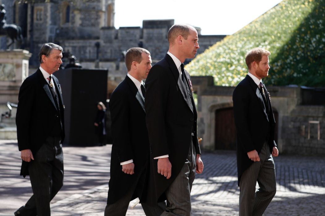 Pohreb princa Philipa, vnuci Harry a William