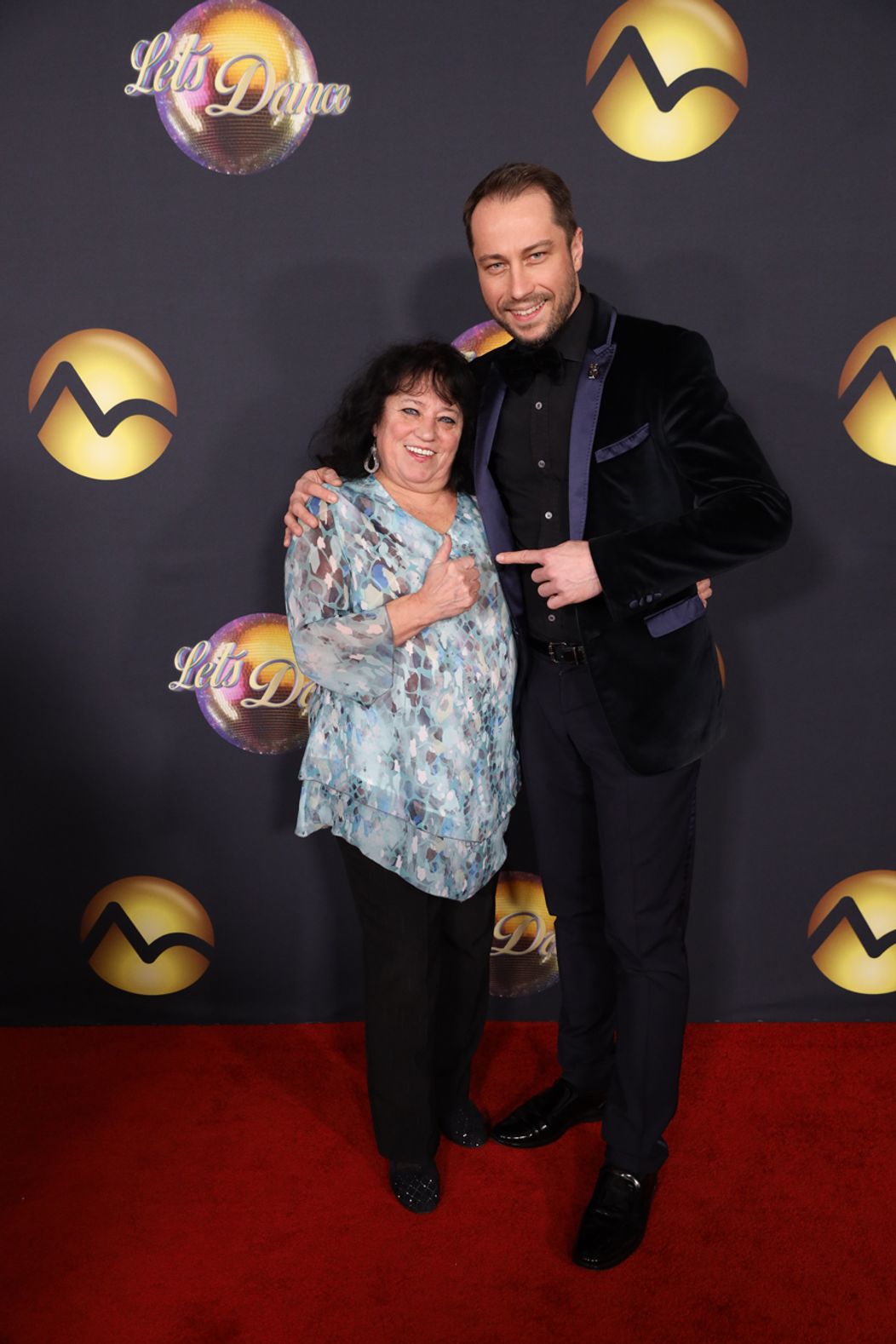 Peter Modrovský s maminou na siedmom kole let's Dance
