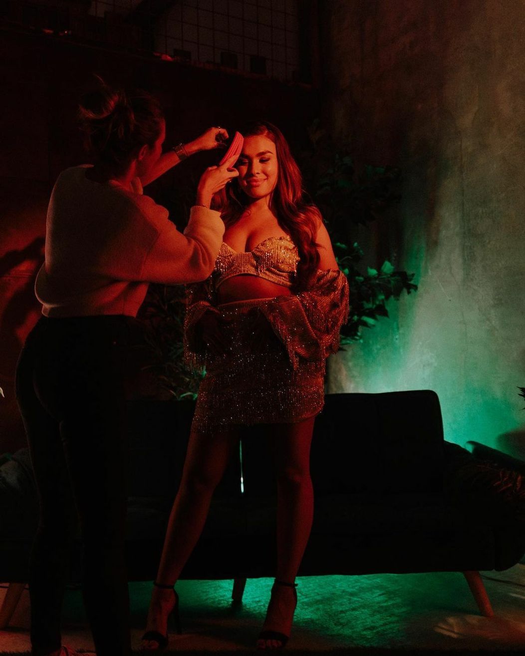 Backstage: Klára Berisha na nakrúcaní nového videoklipu