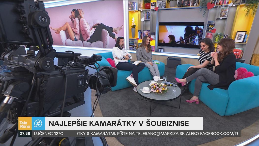 Dominika Kavaschová a Andrea Bučko v Teleráne