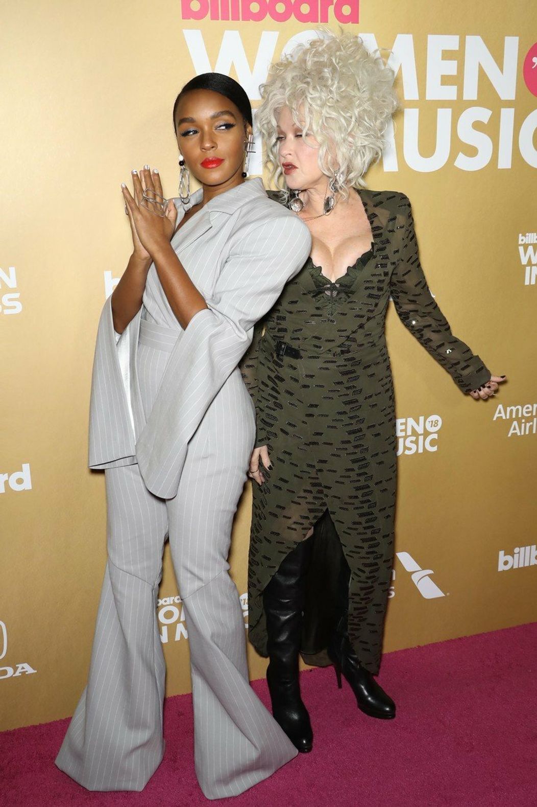 Janelle Monae a Cyndi Lauper na odovzdávaní cien Billboard Women In Music