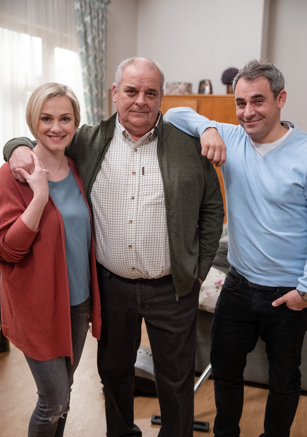 Pavol Topoľský ako Vlado Bielik starší so seriálovým synom Vladom (Filip Tůma)