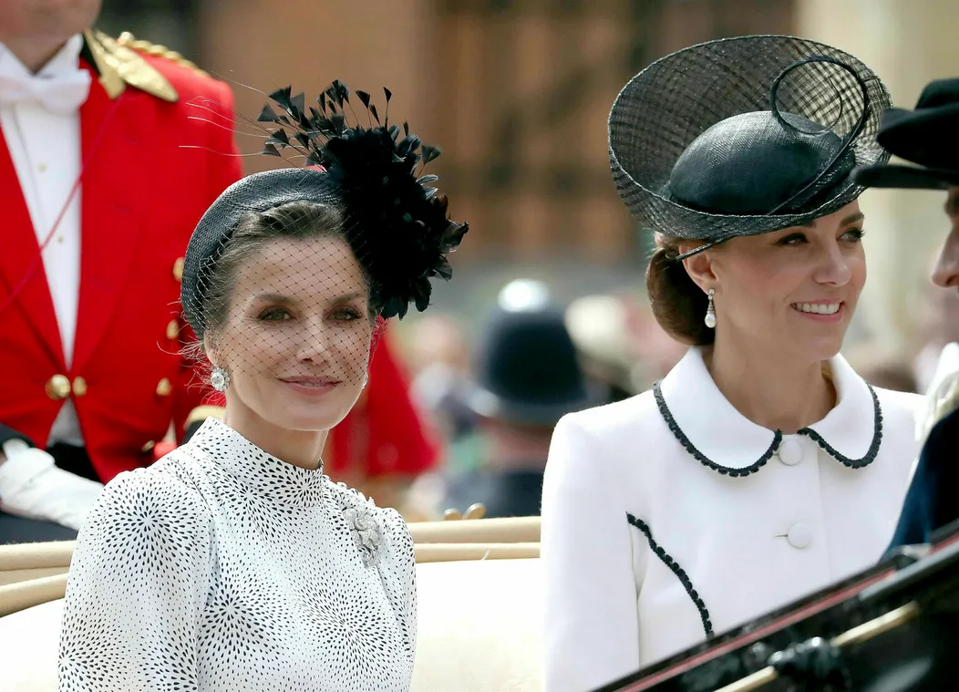 Kráľovná Letizia s vojvodkyňou Kate.