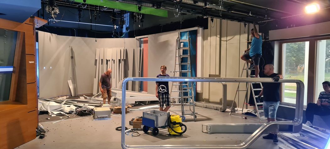 Takto prebiehala premena v štúdiu Telerána