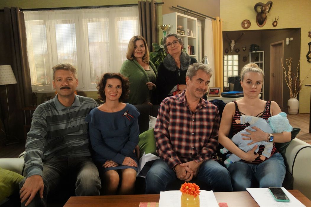 Kristína so seriálovým bábätkom a skutočným tehotenským bruškom
