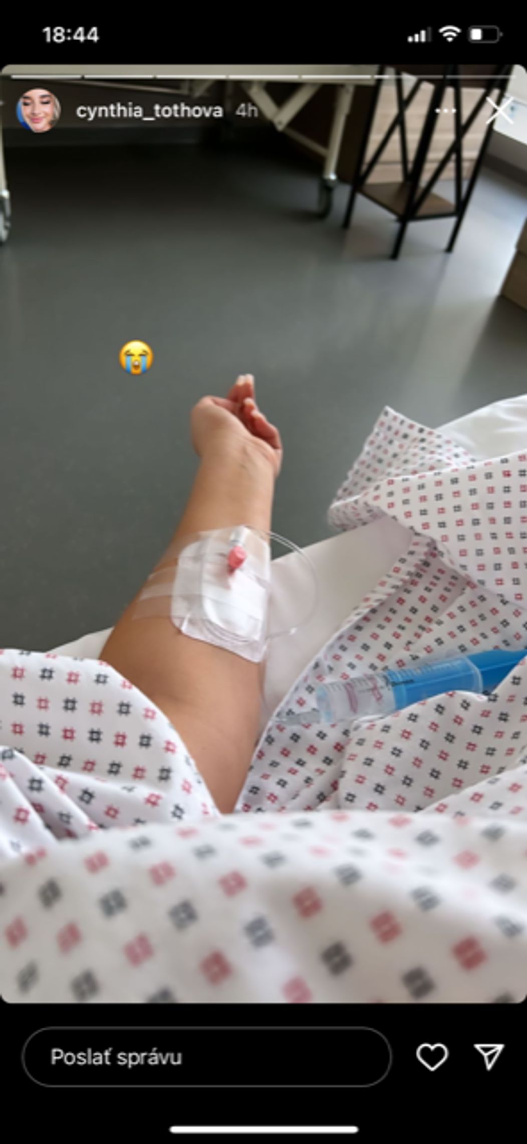 Cynthia absolvovala operačný zákrok