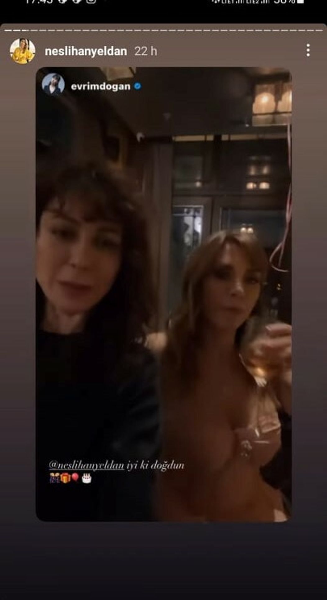 Narodeninová oslava herečky Neslihan Yeldan