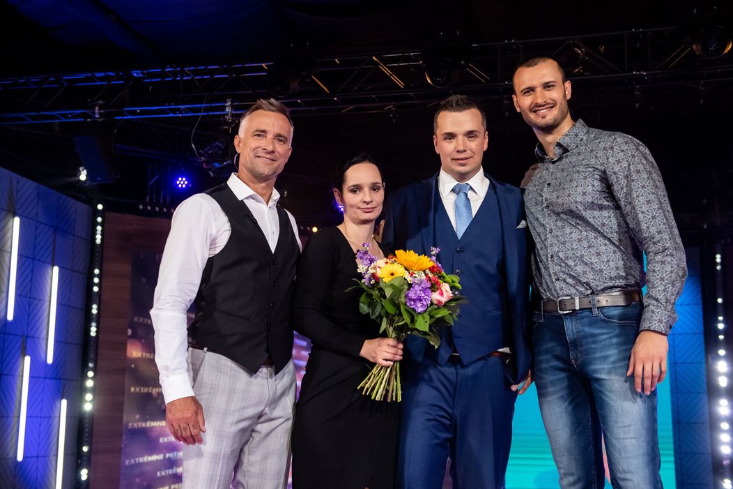 Martin s manželkou, Marošom a Michalom