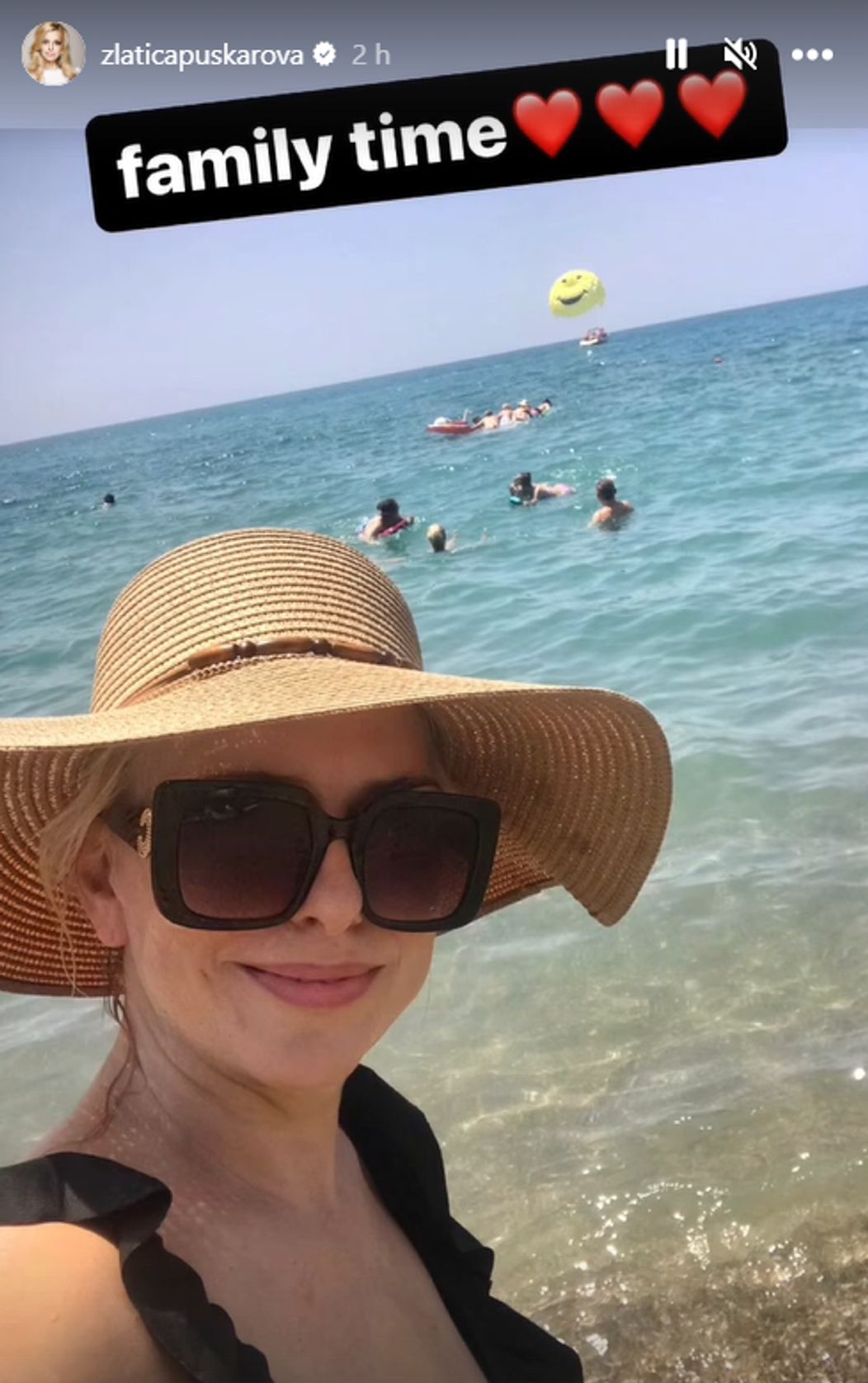 Zlatica Švajdová Puškárová na dovolenke