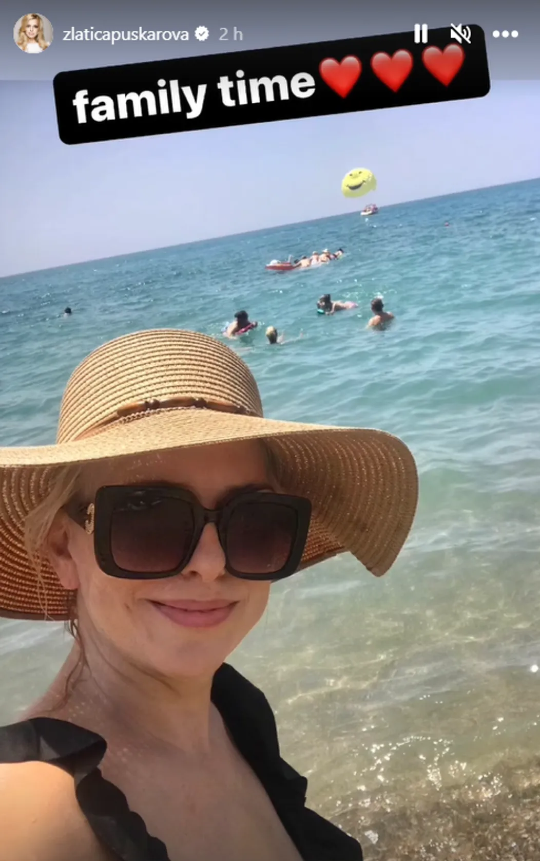 Zlatica Švajdová Puškárová na dovolenke