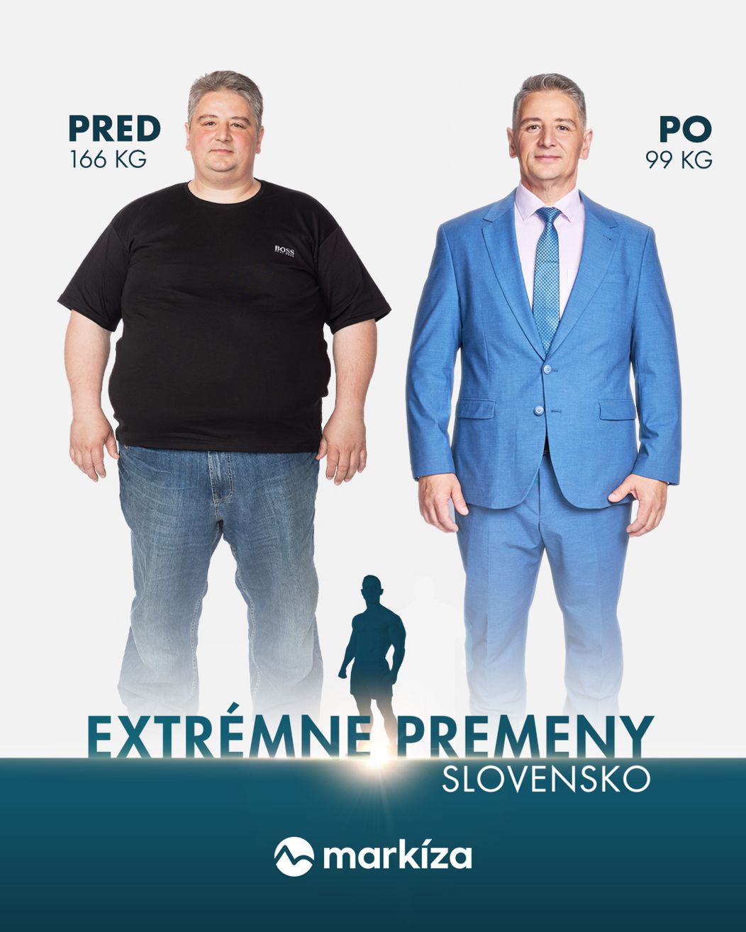 Pavol Kudroč v šou Extrémne premeny Slovensko: Druhá šanca na život (Pred a Po)