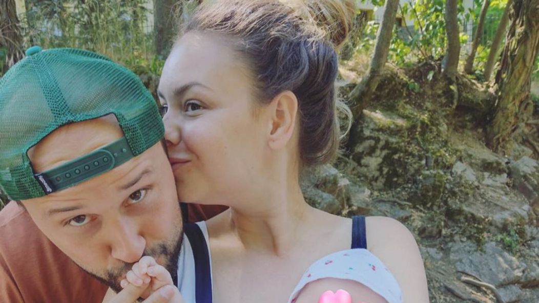 Dominika Kavaschová a priateľom Danielom Fischerom.