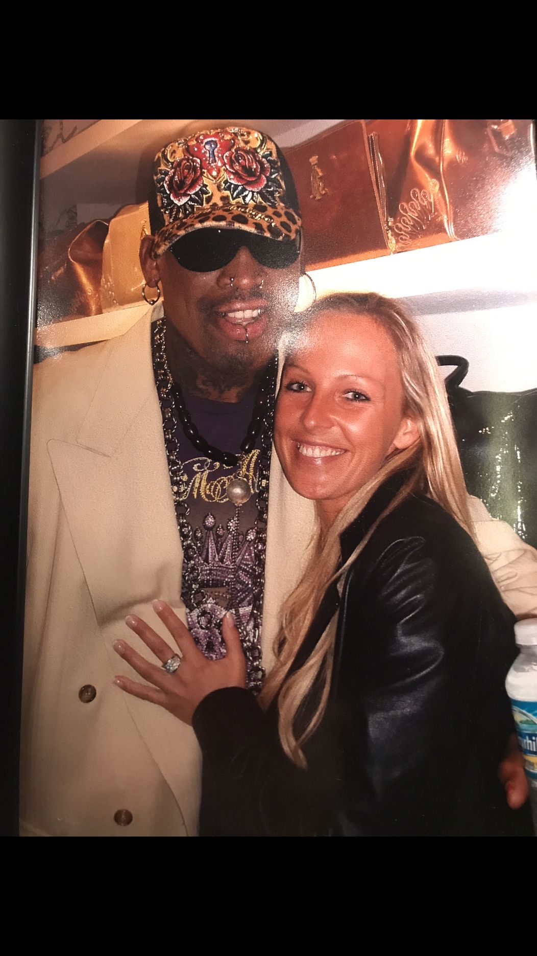 Zuzana Belohorcová a Dennis Rodman