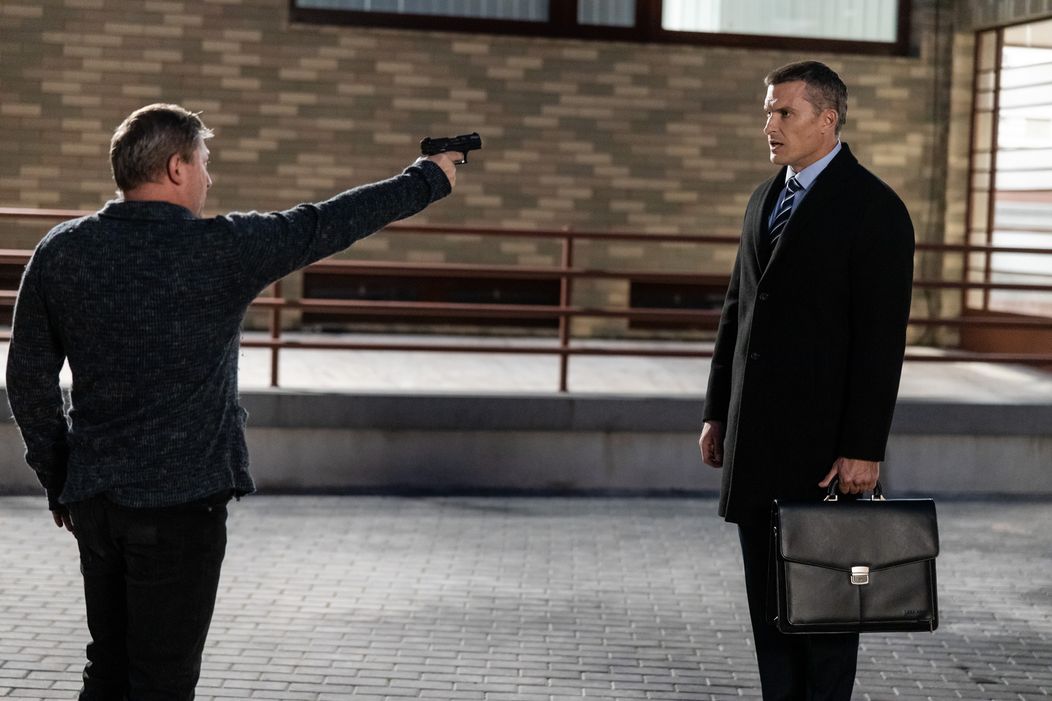 Nakrúcanie streľby v Druhej šanci.