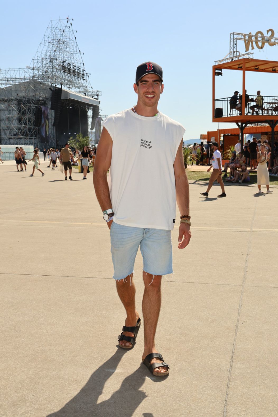 Adam Bardy na festivale Grape