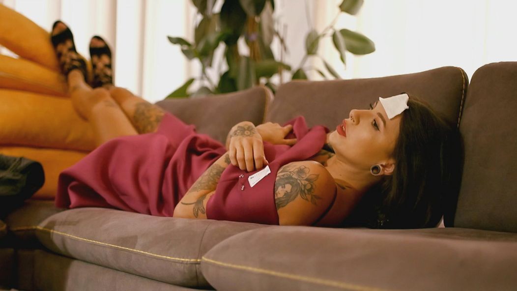 Tereza skolabovala pred kamerami