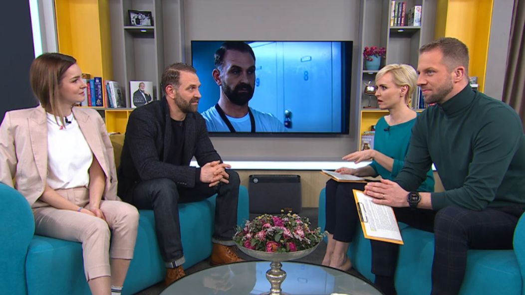 Tomáš Maštalír a Monika Horváthová v Teleráne.