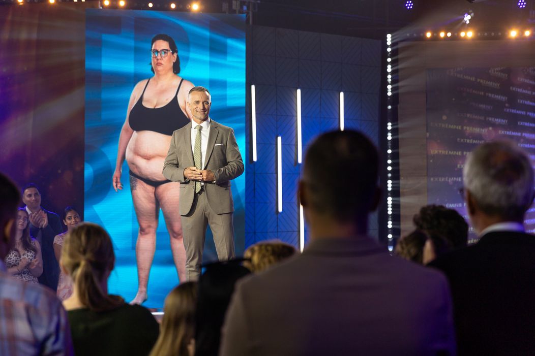 Karina Šafrániková počas galavečera Extrémnych premien.