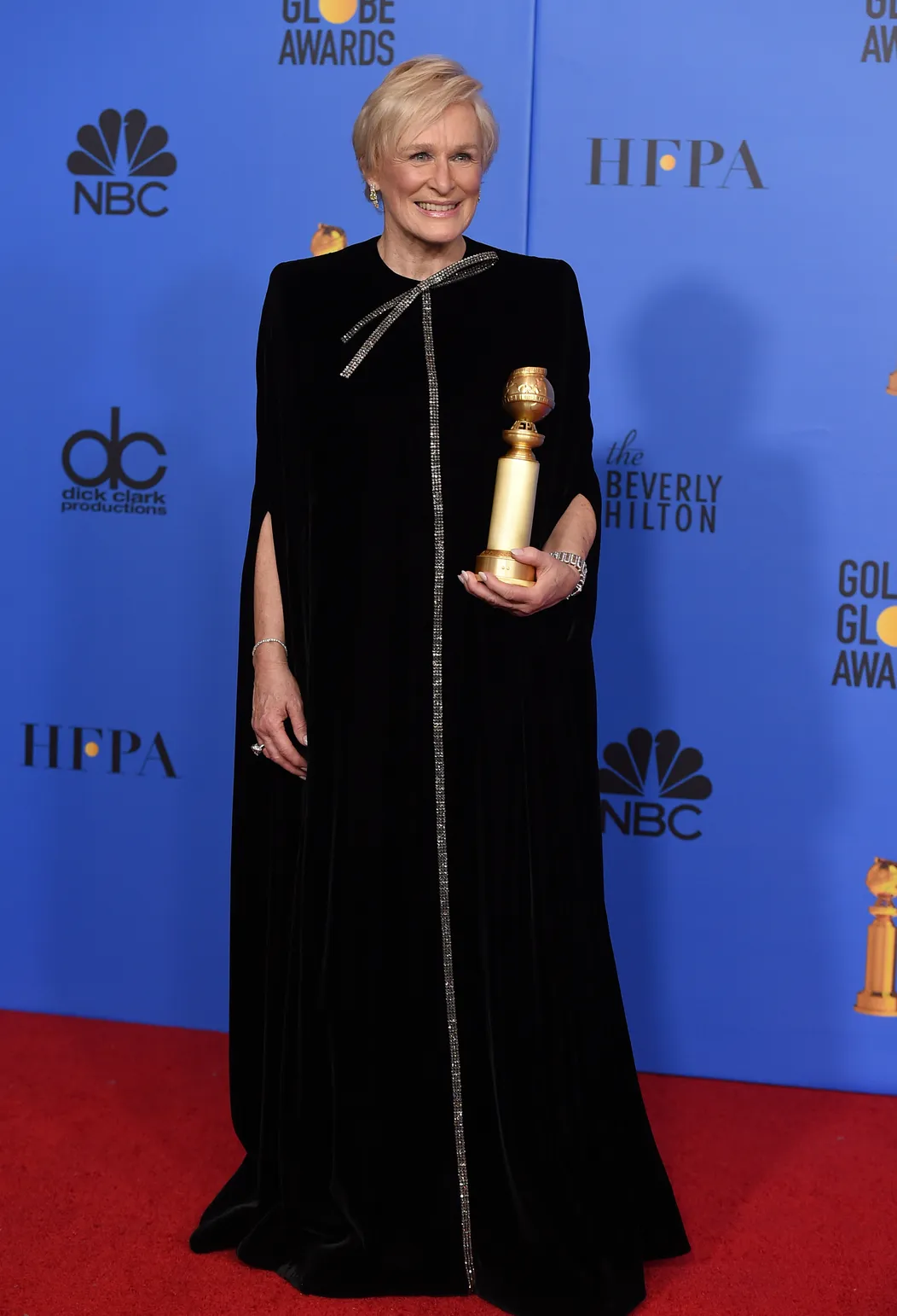 Glenn Close na 76. ročníku odovzdávania cien Zlaté glóbusy