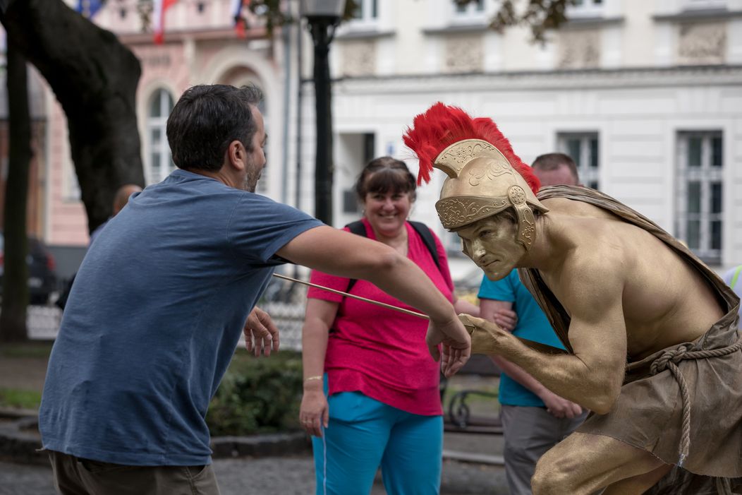 Vlado Kobielsky a Janko Koleník na nakrúcaní