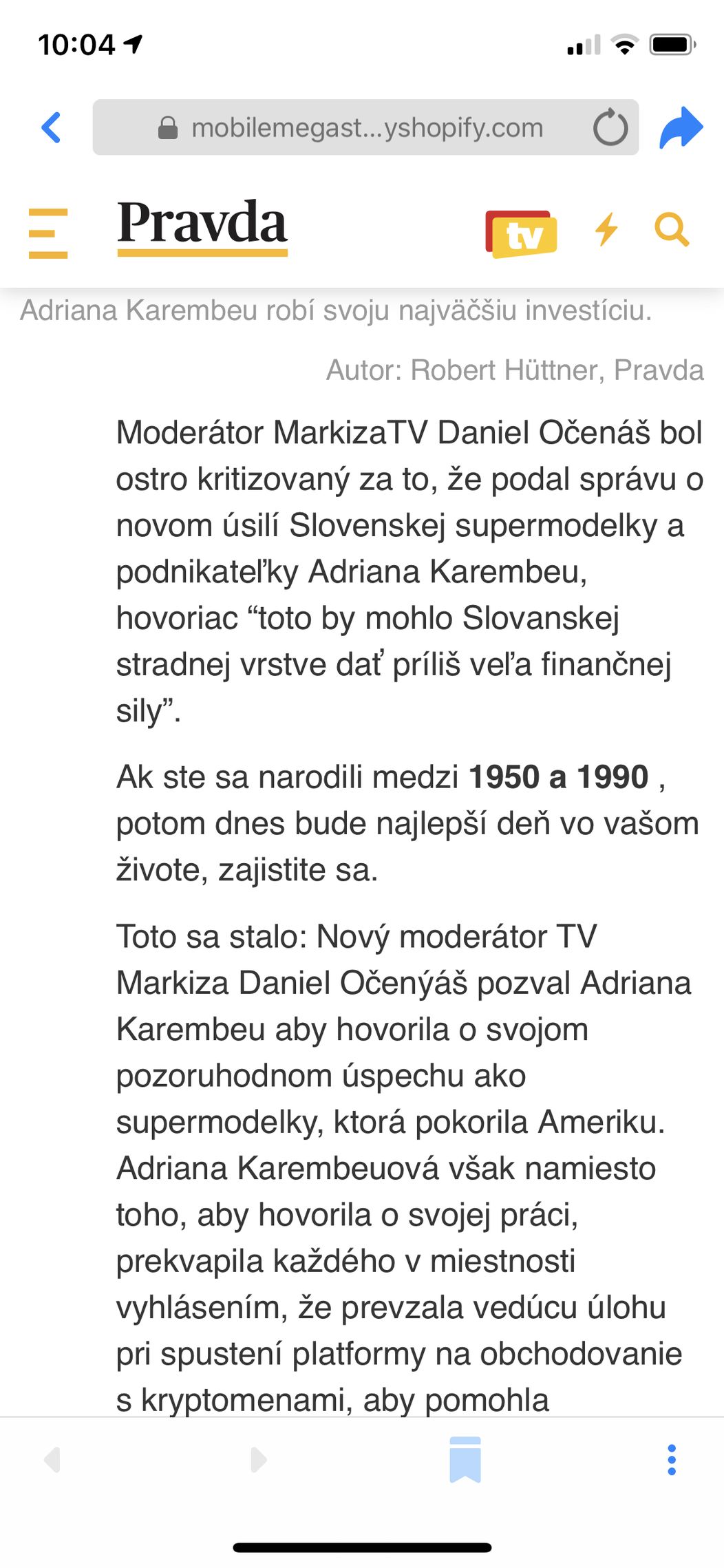 Nepravdivý článok