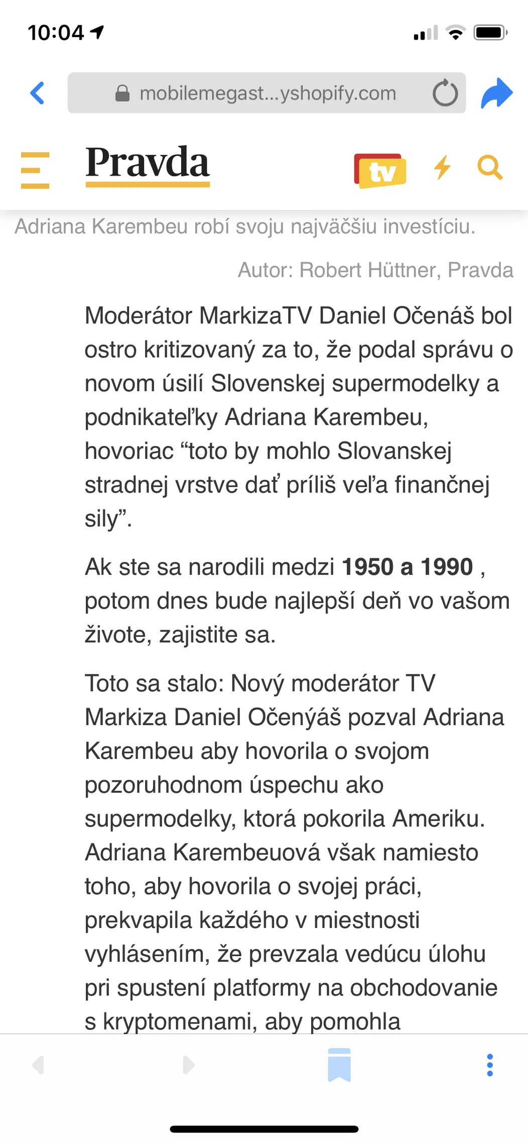 Nepravdivý článok