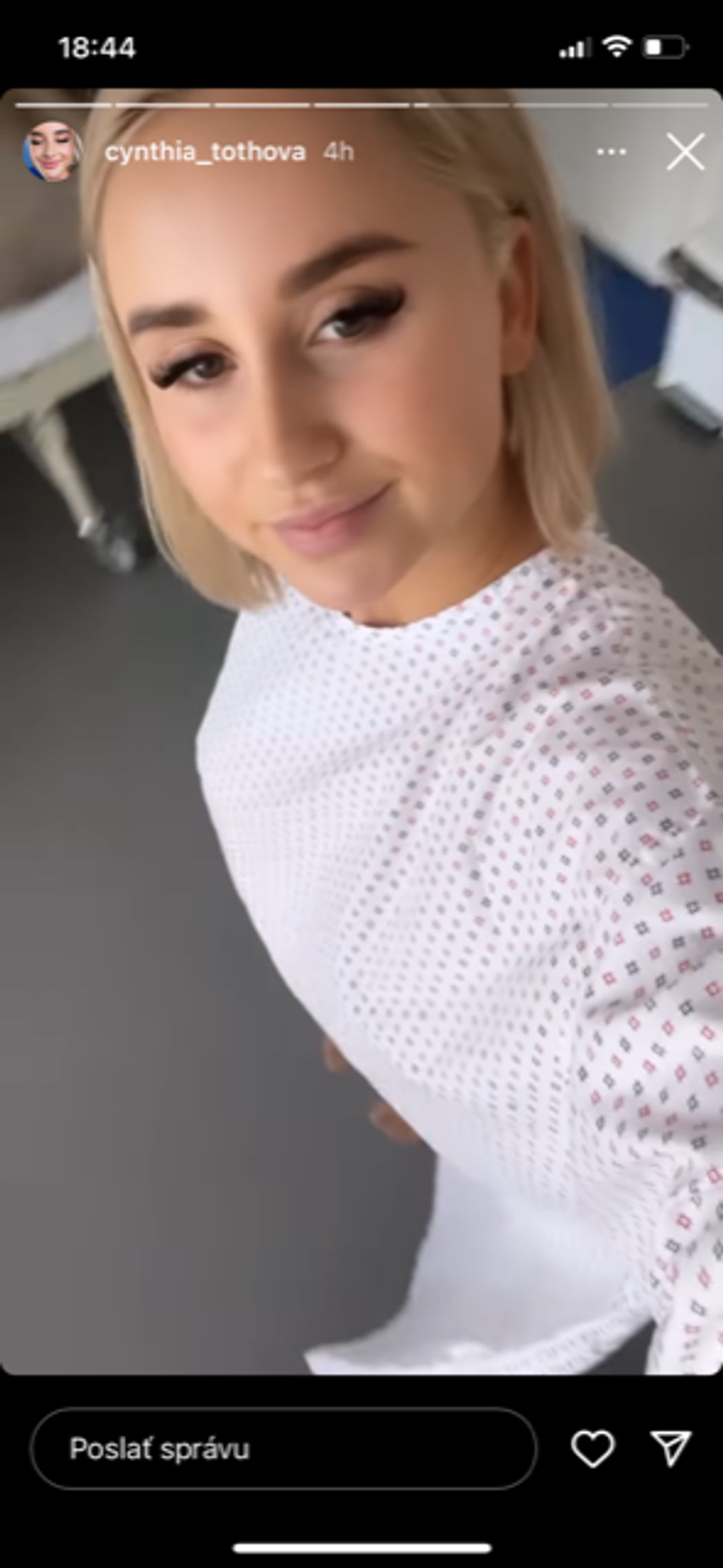 Cynthia absolvovala operačný zákrok