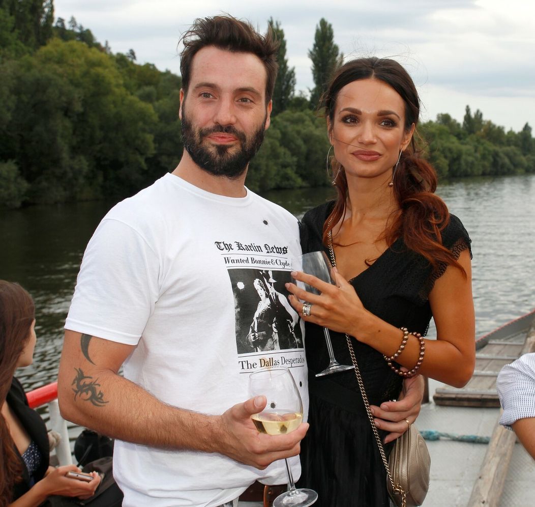 Václav Noid Bárta s prvou manželkou Gabrielou Dvořákovou
