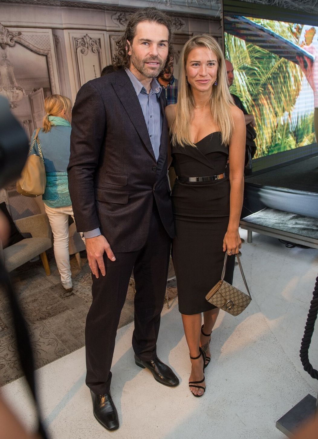 Jaromír Jágr a Veronika Kopřivová