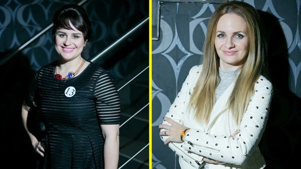 Petra Polnišová a Zuzka Šebová počas nakrúcania
