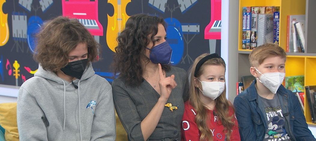 Max Rosa, Andrea Bučko, Sára Šalingová a Jakub Horanský