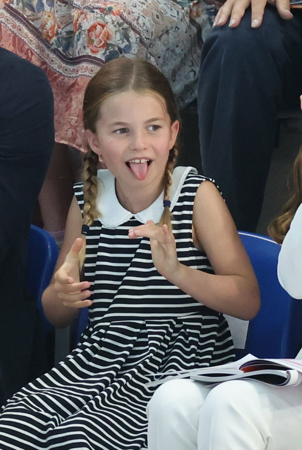 Princezná Charlotte povzbudzovla