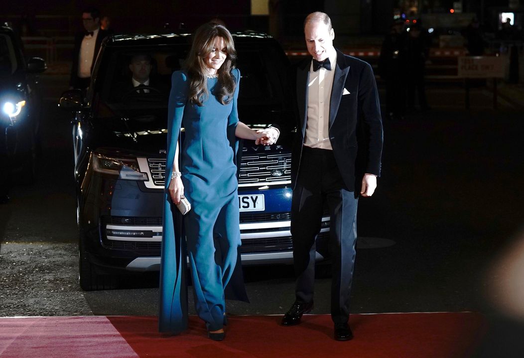 Princ a princezná z Walesu v Royal Albert Hall