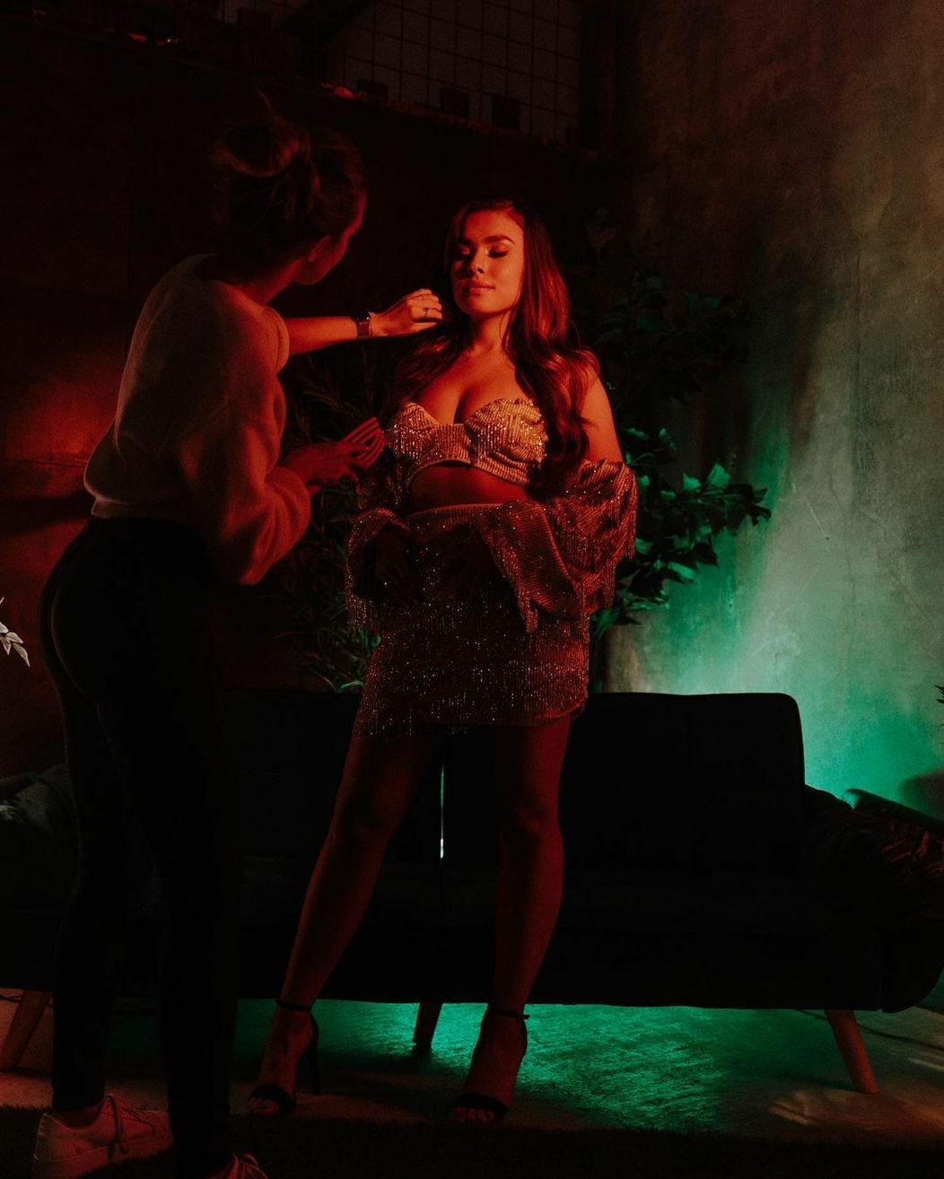 Backstage: Klára Berisha na nakrúcaní nového videoklipu