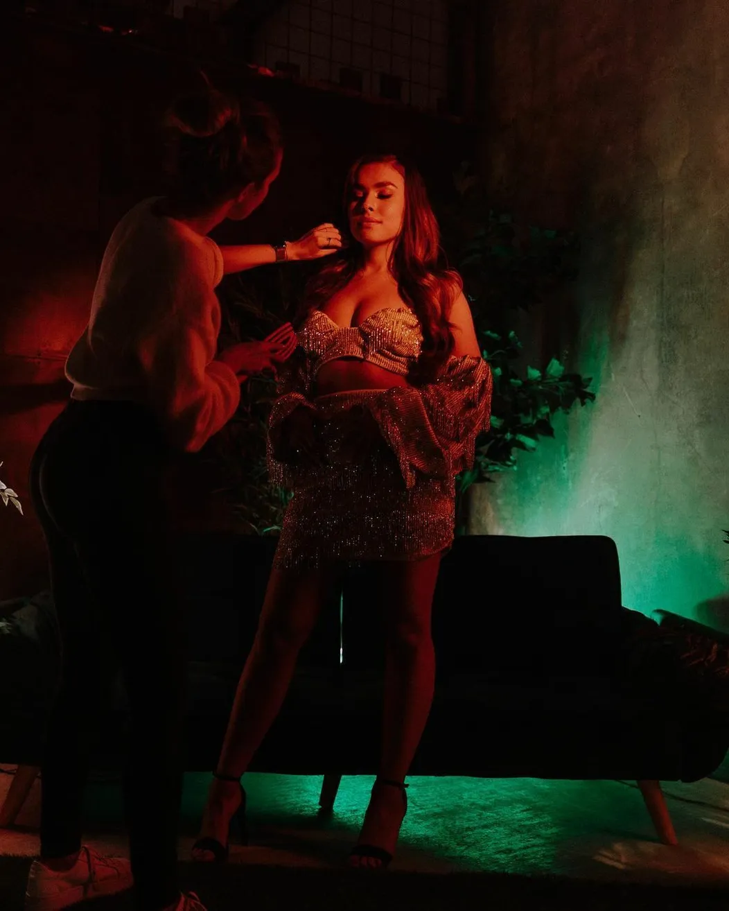 Backstage: Klára Berisha na nakrúcaní nového videoklipu