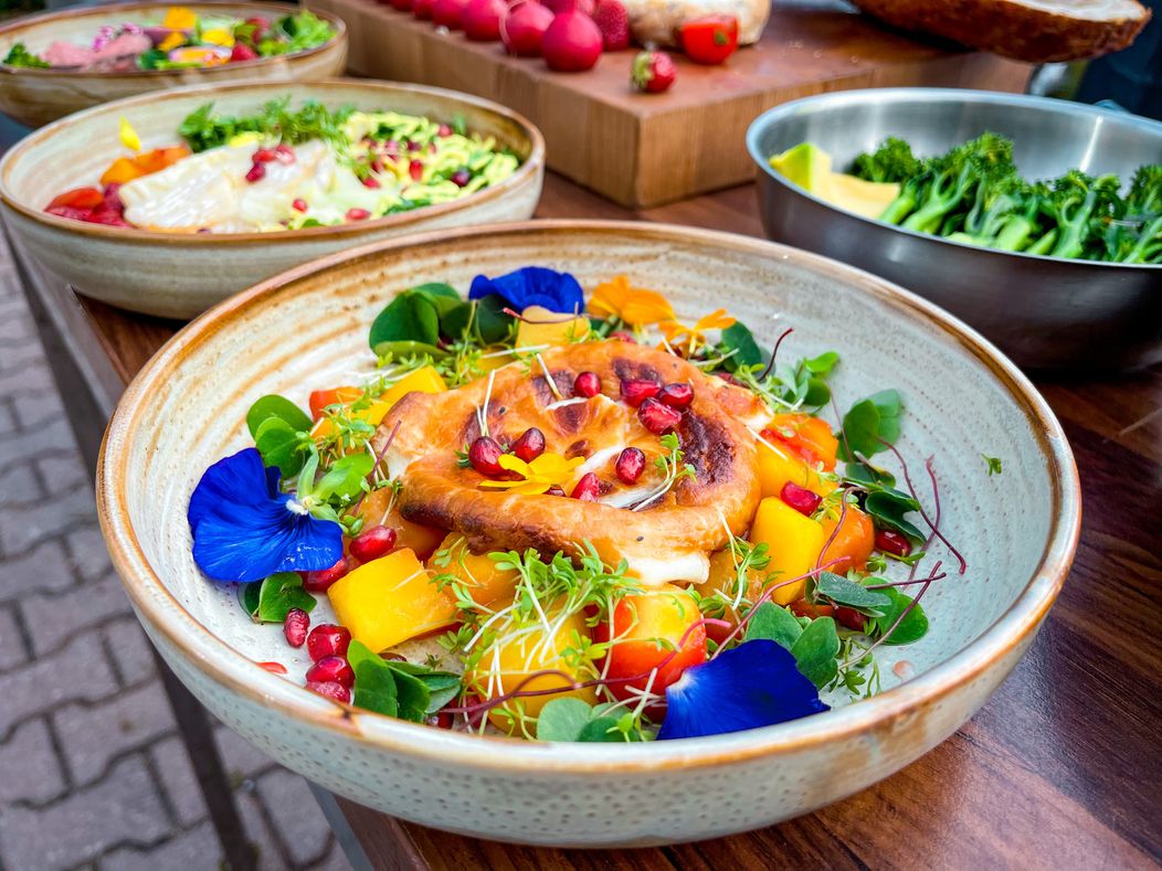 Chutné dobroty s grilovanými syrmi