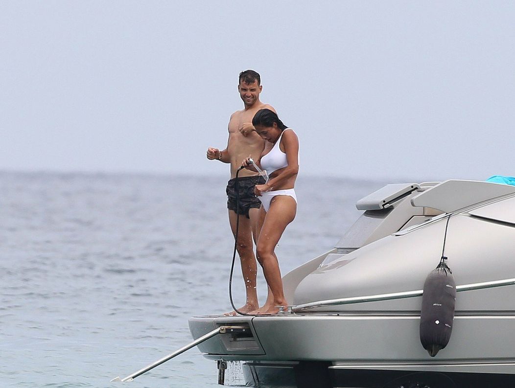 Nicole Scherzinger a Grigor Dimitrov šantili na lodi
