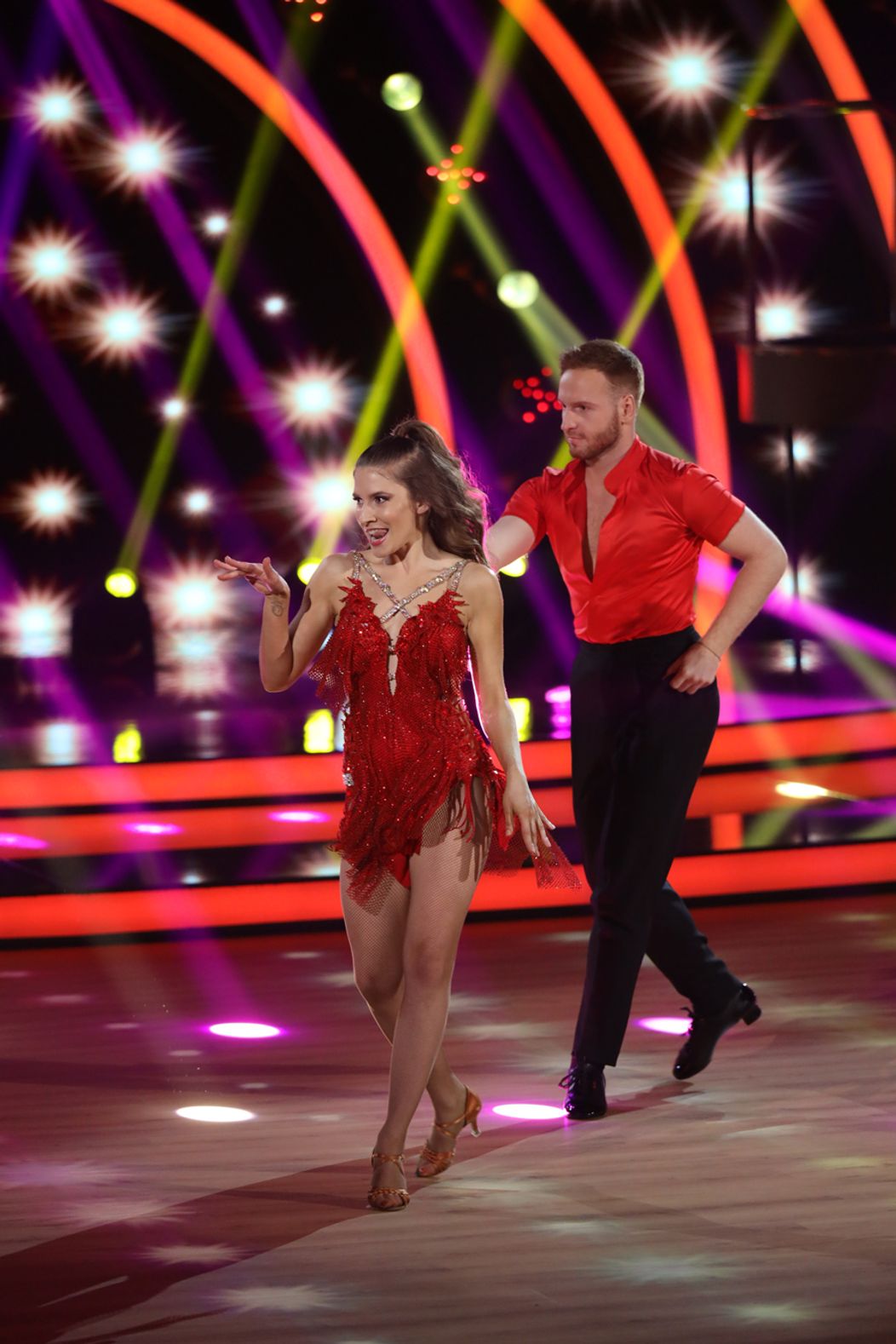 Jana Kovalčíková a Vilém Šír v Let's Dance